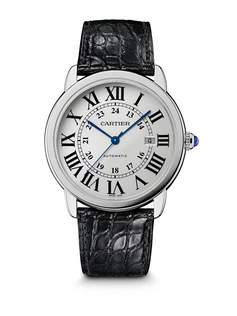 cartier ronde solo xl stainless steel|cartier round round watch.